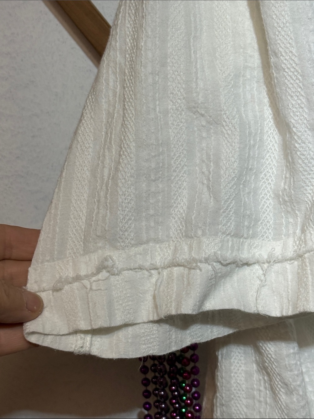 We The Free White Button-Down Peasant Blouse - Picture 5 of 6